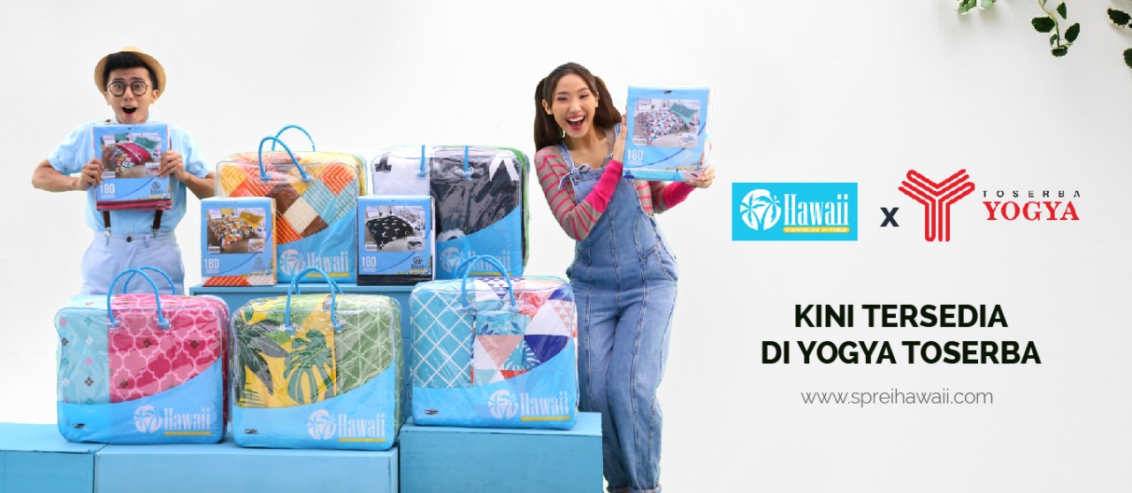 Sprei Hawaii hadir di Yogya Toserba