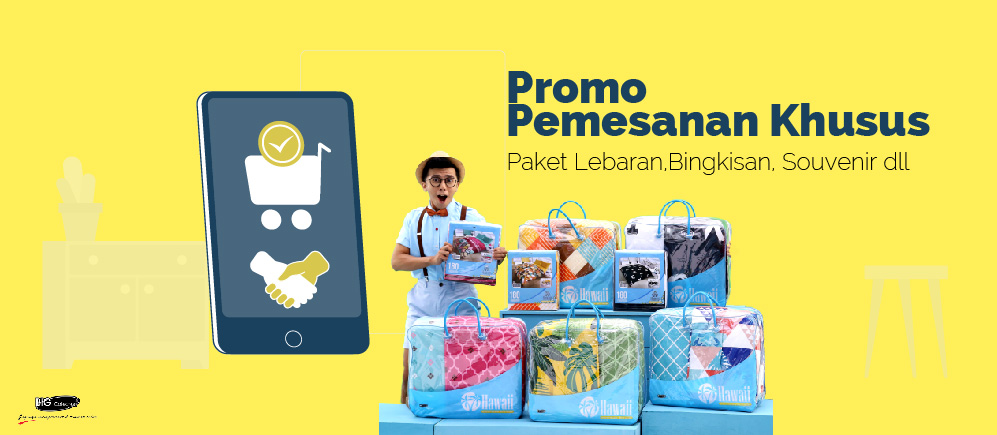 Pemesanan Khusus Sprei & Bedcover Hawaii